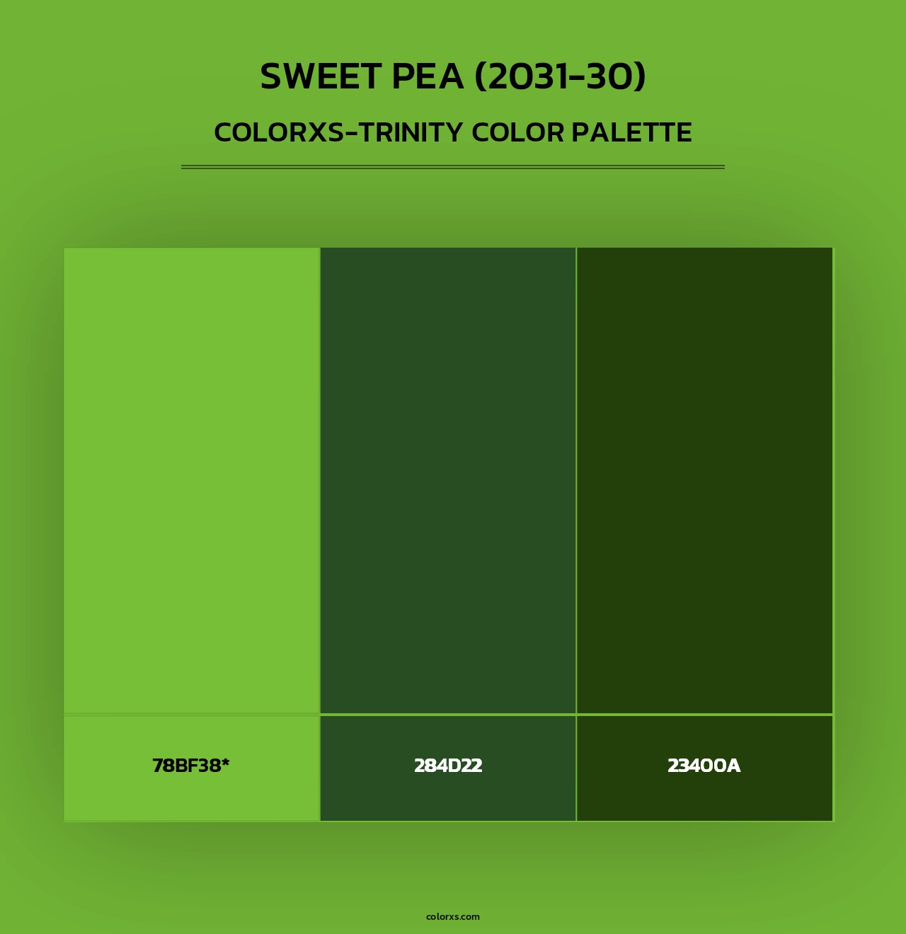 Sweet Pea (2031-30) - Colorxs Trinity Palette