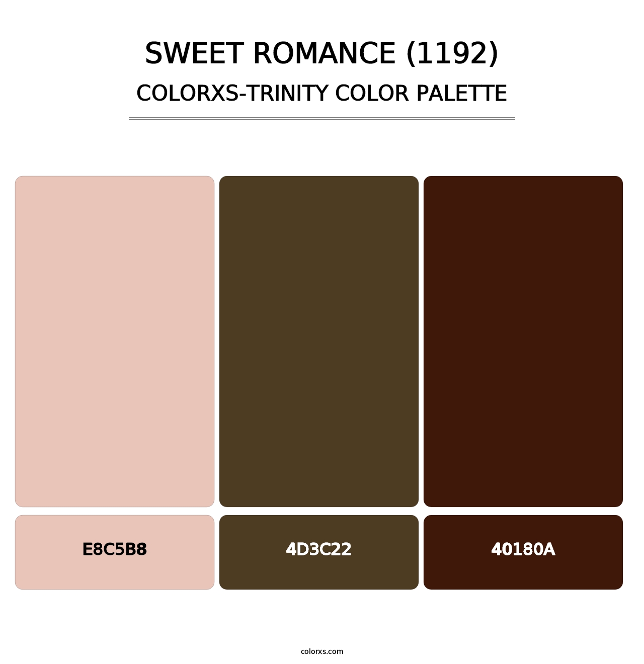Sweet Romance (1192) - Colorxs Trinity Palette
