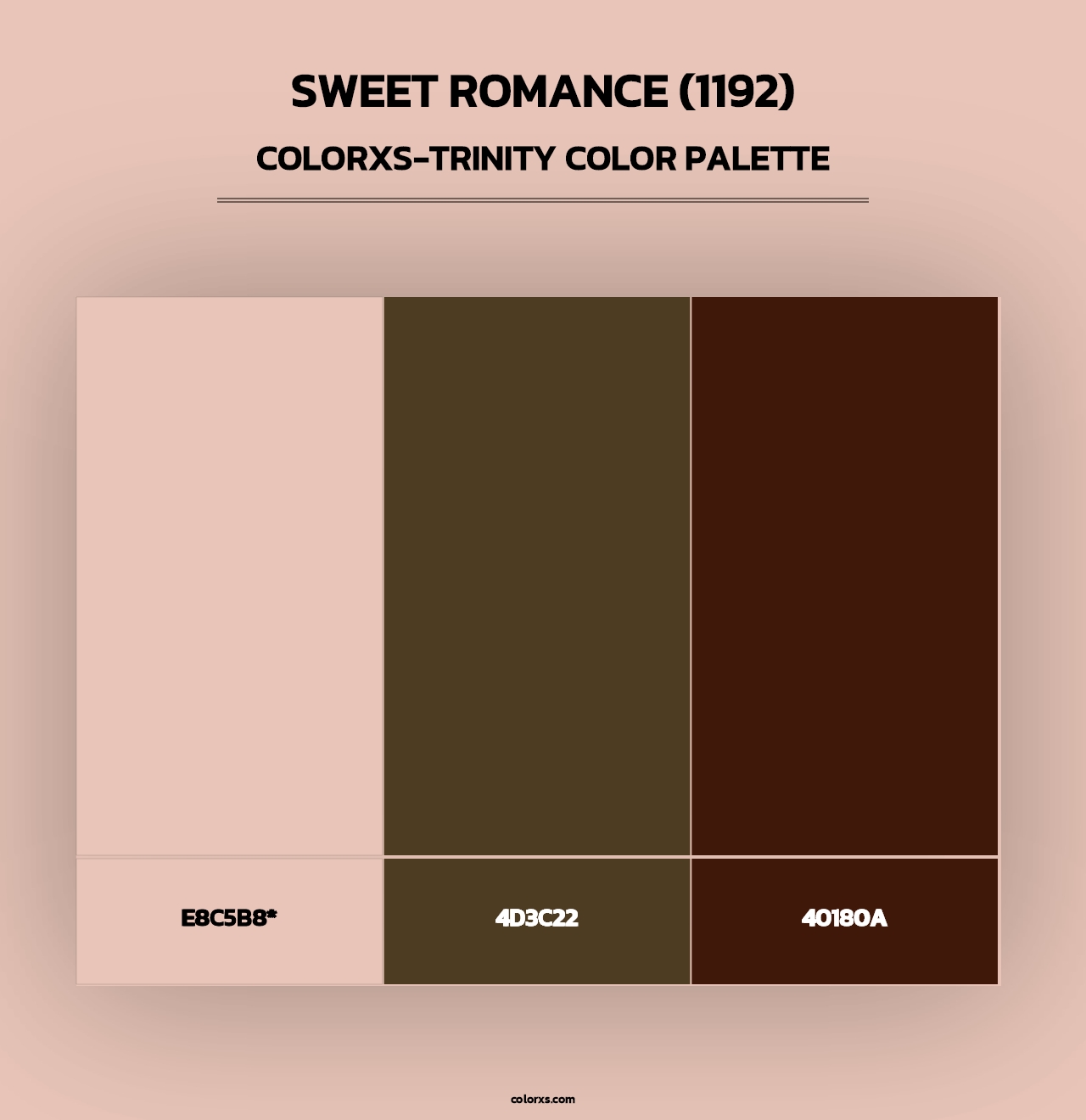 Sweet Romance (1192) - Colorxs Trinity Palette