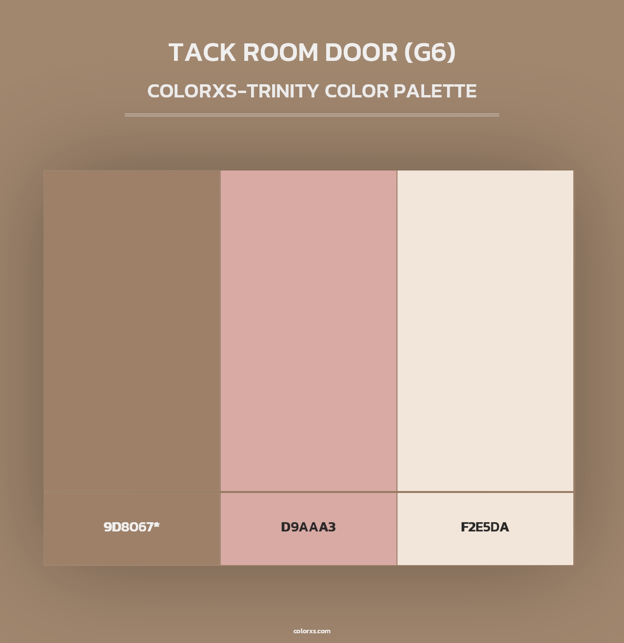 Tack Room Door (G6) - Colorxs Trinity Palette