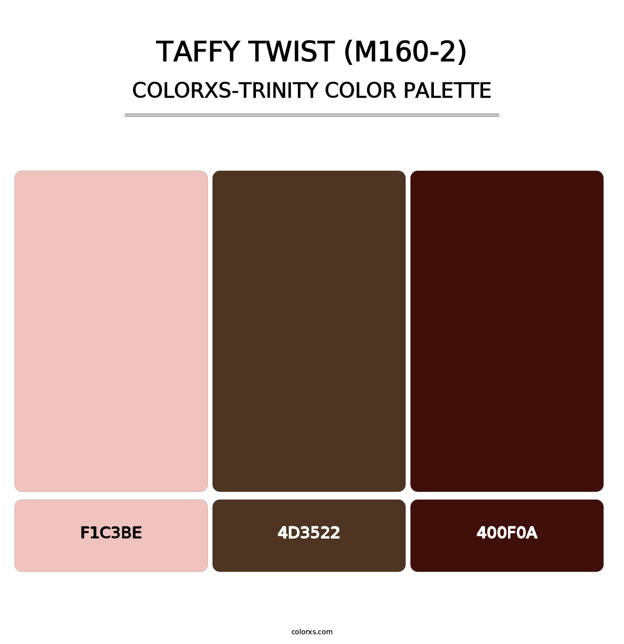 Taffy Twist (M160-2) - Colorxs Trinity Palette