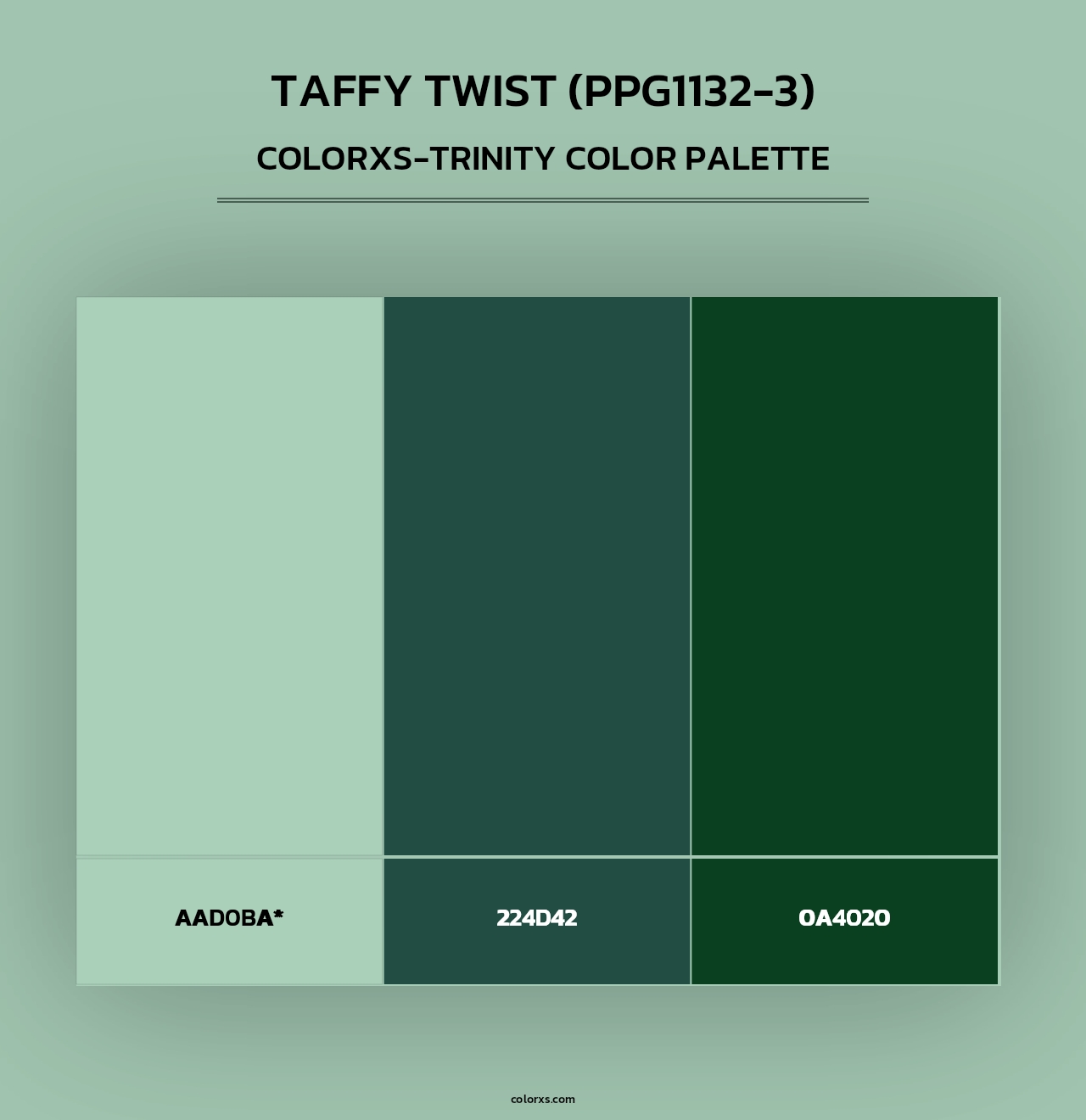 Taffy Twist (PPG1132-3) - Colorxs Trinity Palette