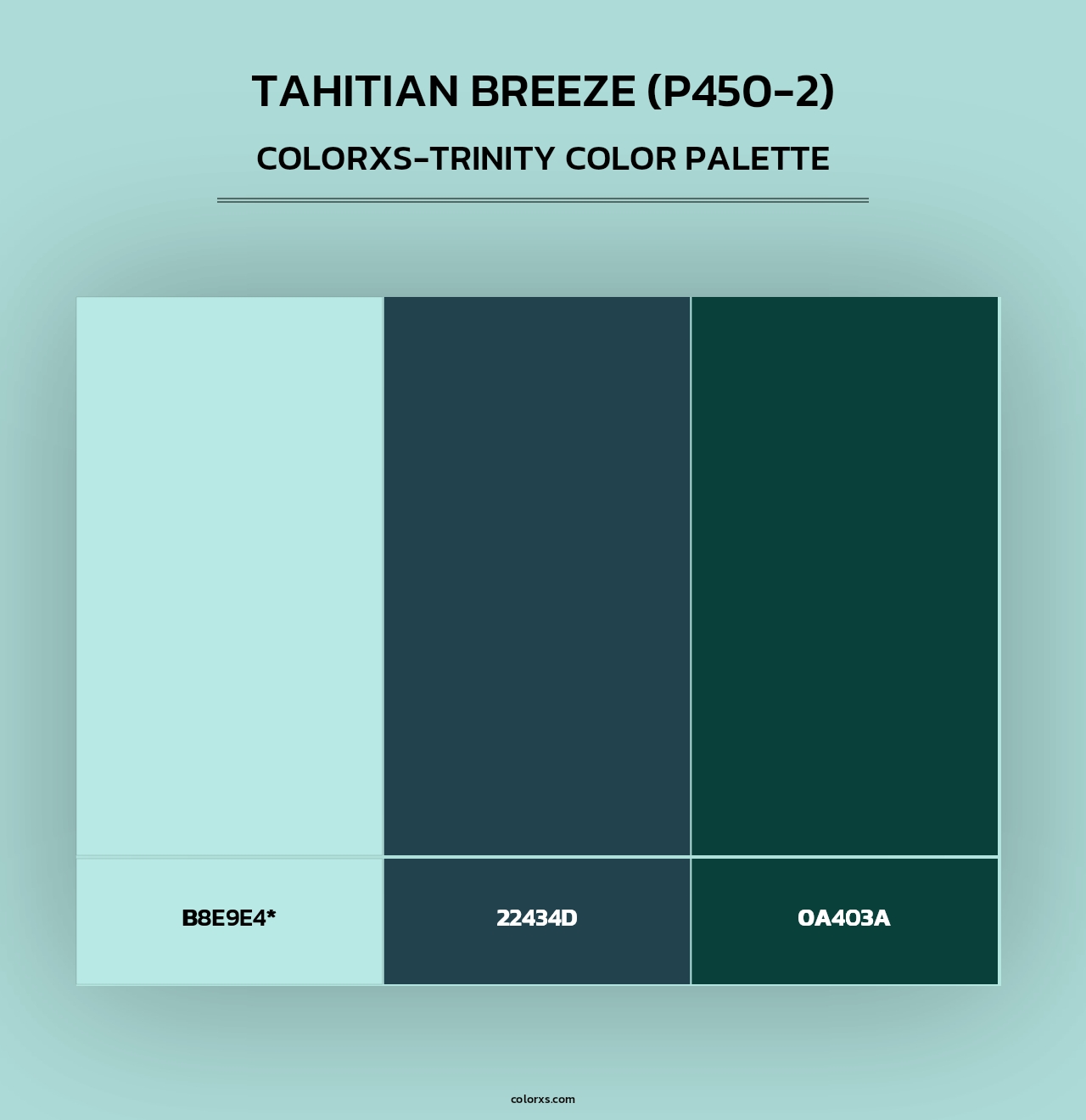 Tahitian Breeze (P450-2) - Colorxs Trinity Palette