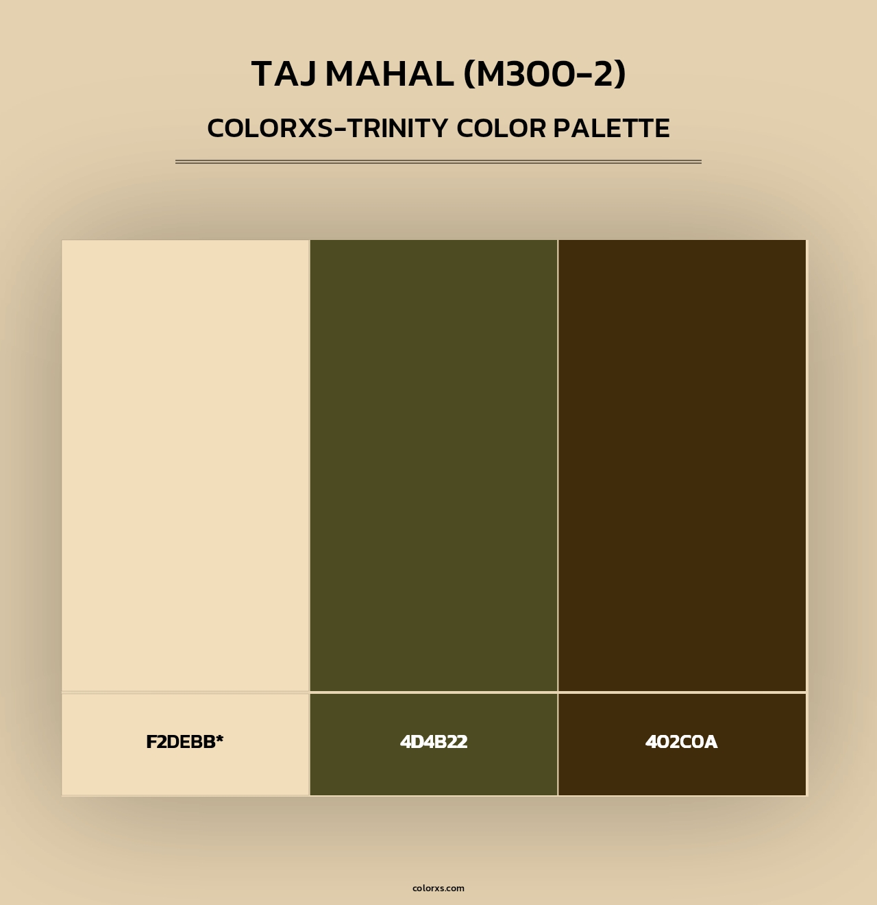 Taj Mahal (M300-2) - Colorxs Trinity Palette