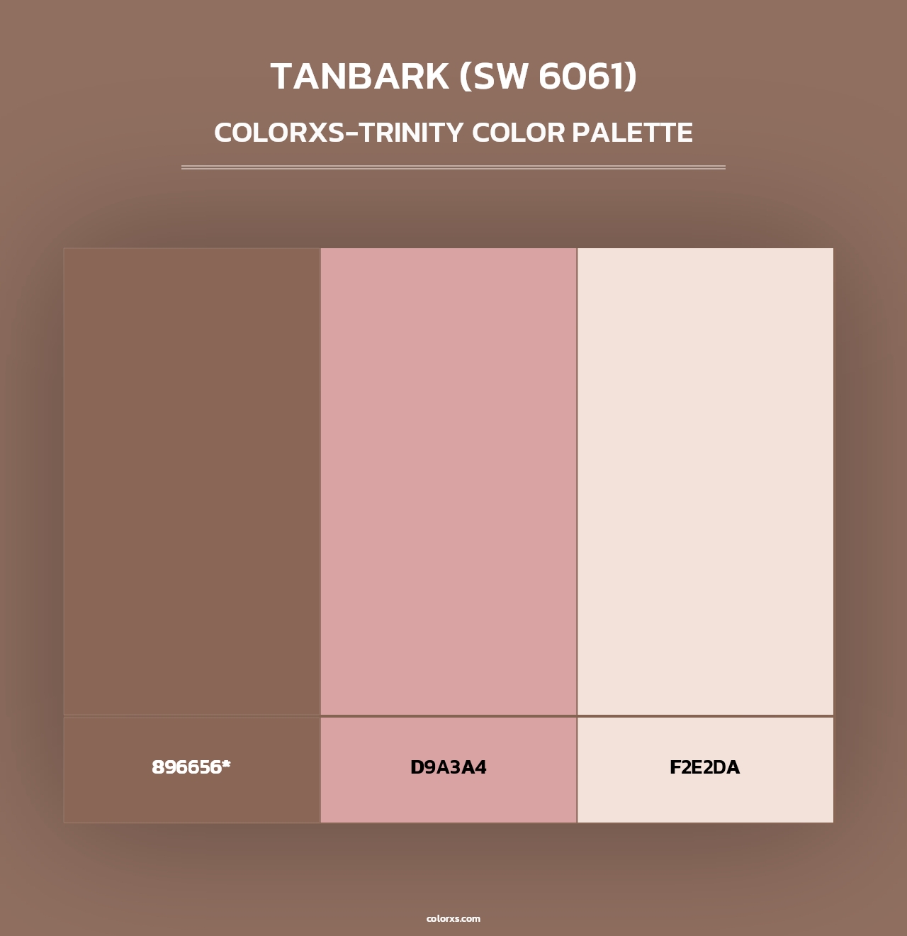 Tanbark (SW 6061) - Colorxs Trinity Palette