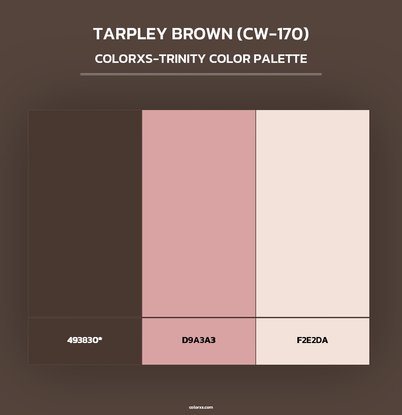 Tarpley Brown (CW-170) - Colorxs Trinity Palette
