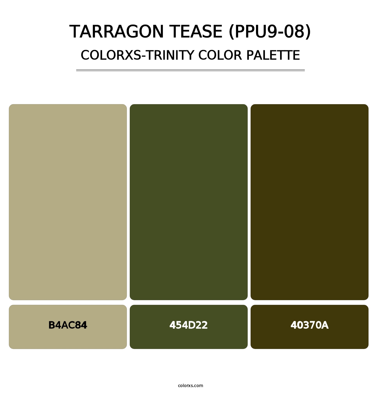 Tarragon Tease (PPU9-08) - Colorxs Trinity Palette