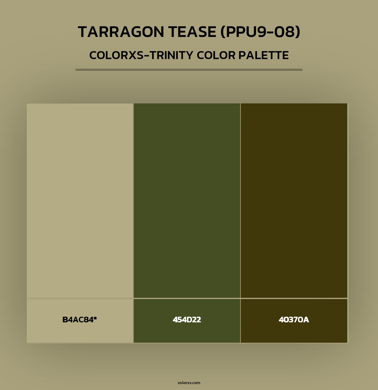 Tarragon Tease (PPU9-08) - Colorxs Trinity Palette
