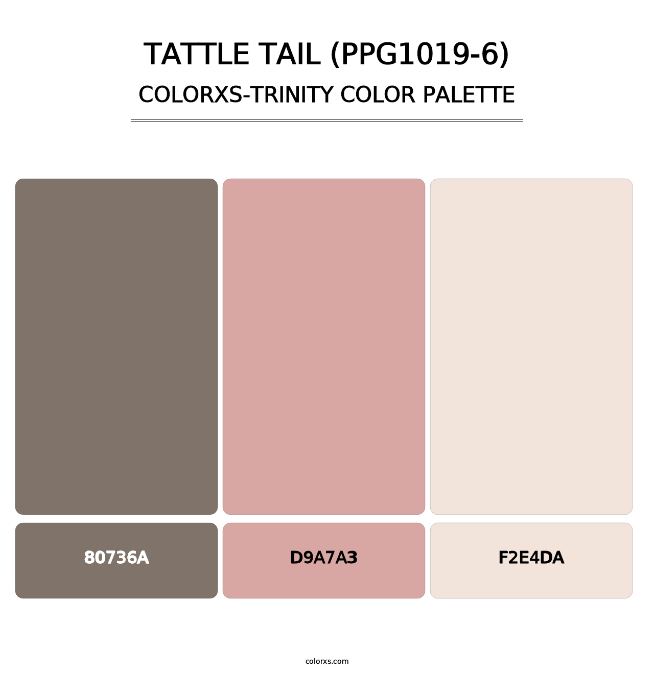 Tattle Tail (PPG1019-6) - Colorxs Trinity Palette