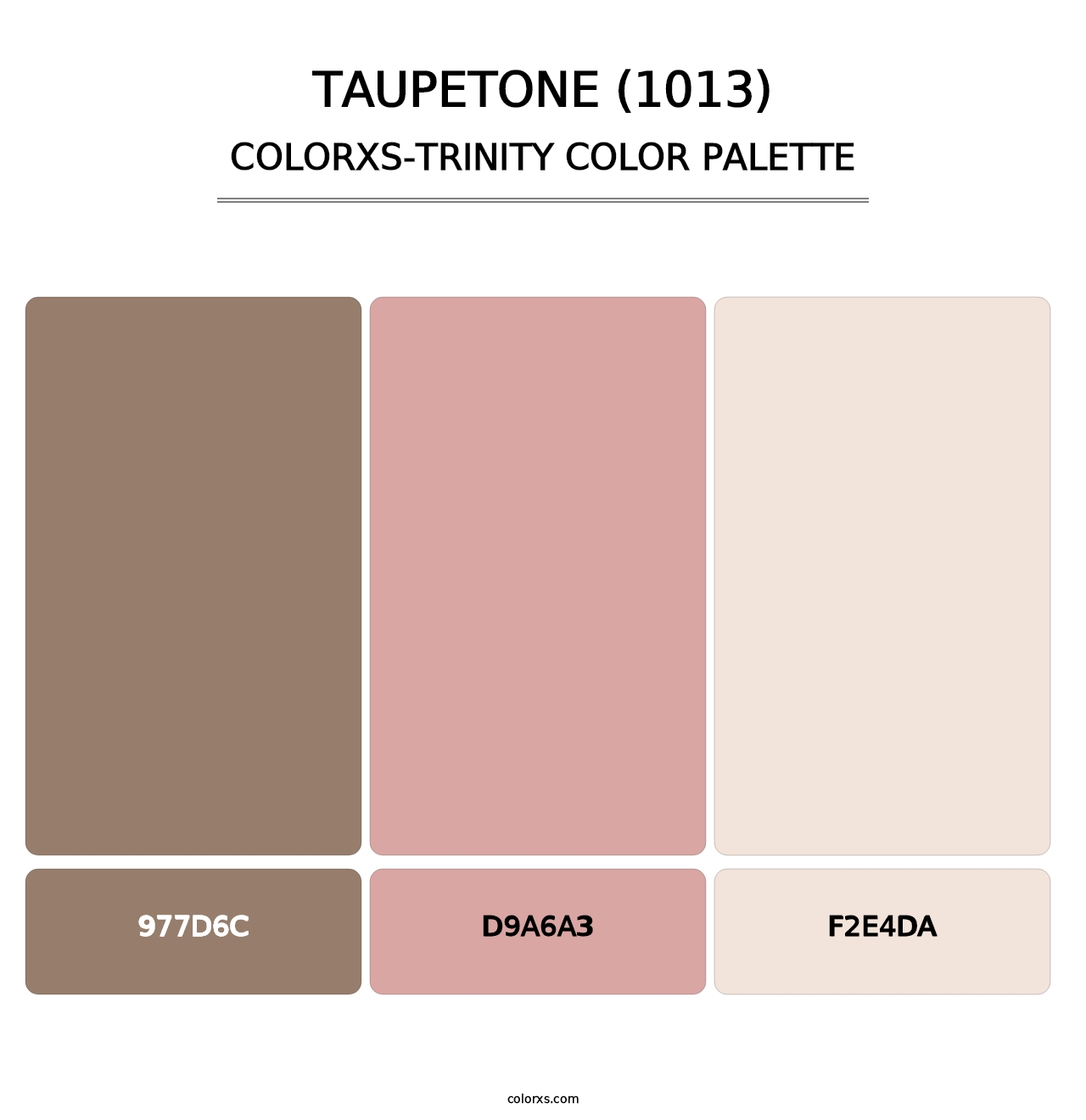 Taupetone (1013) - Colorxs Trinity Palette