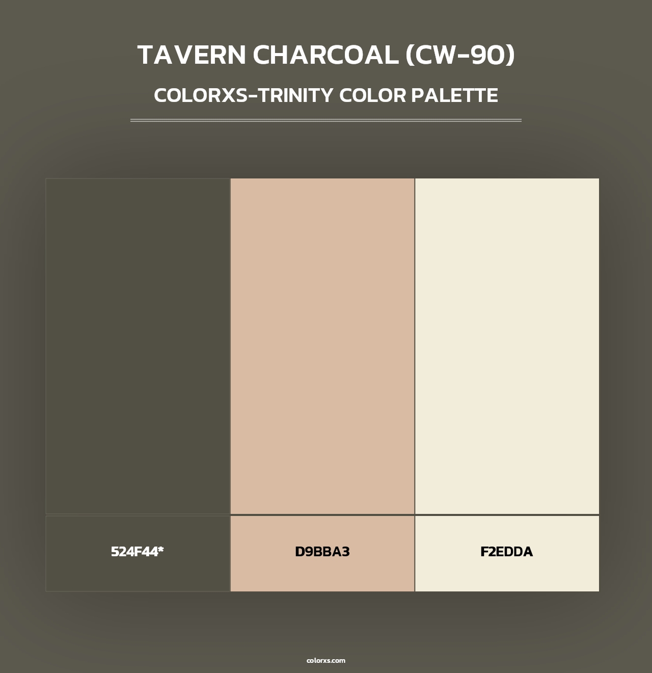 Tavern Charcoal (CW-90) - Colorxs Trinity Palette