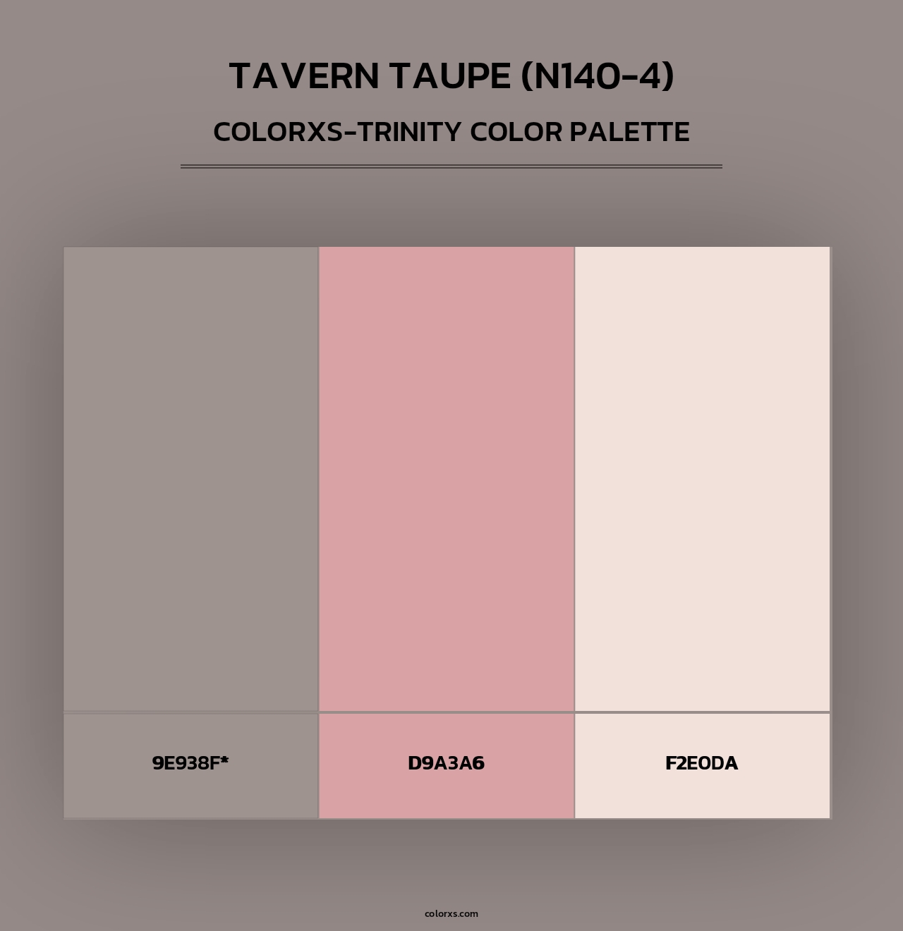 Tavern Taupe (N140-4) - Colorxs Trinity Palette