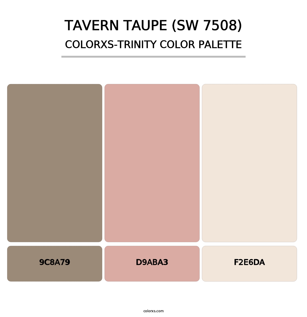 Tavern Taupe (SW 7508) - Colorxs Trinity Palette