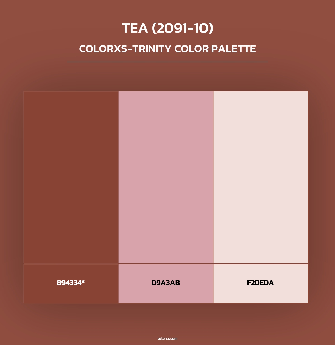 Tea (2091-10) - Colorxs Trinity Palette