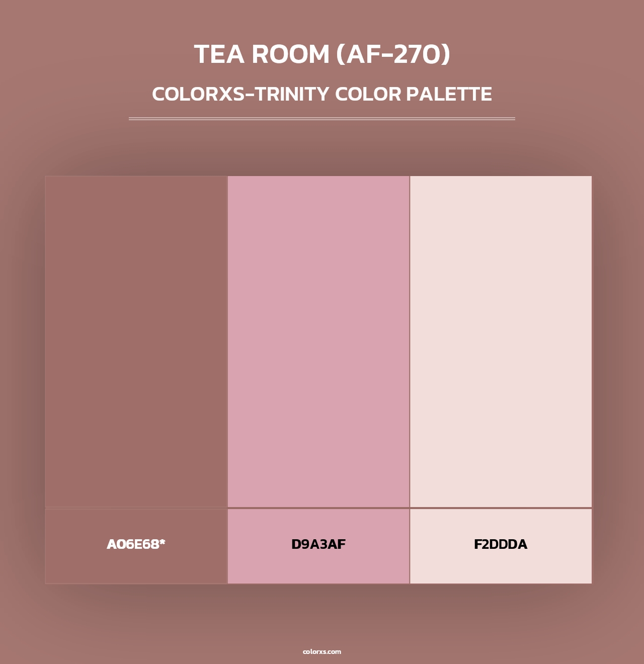 Tea Room (AF-270) - Colorxs Trinity Palette