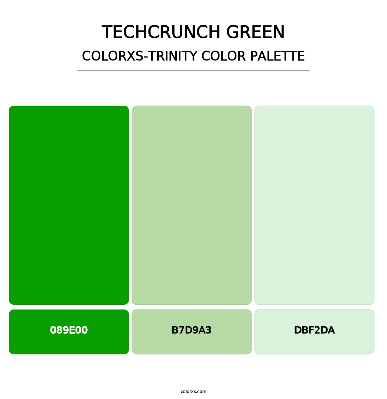 TechCrunch Green - Colorxs Trinity Palette