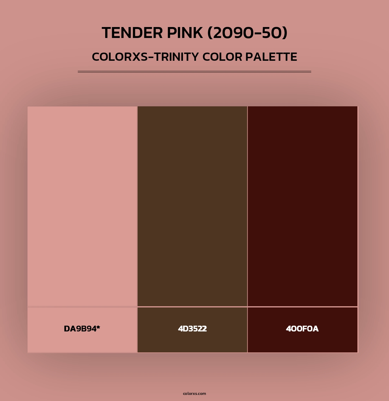 Tender Pink (2090-50) - Colorxs Trinity Palette
