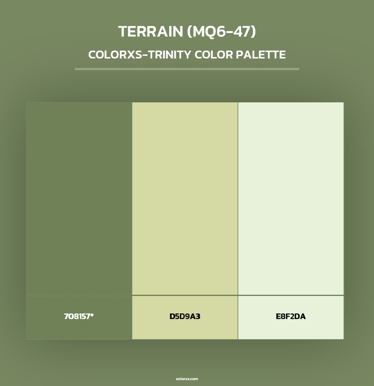 Terrain (MQ6-47) - Colorxs Trinity Palette