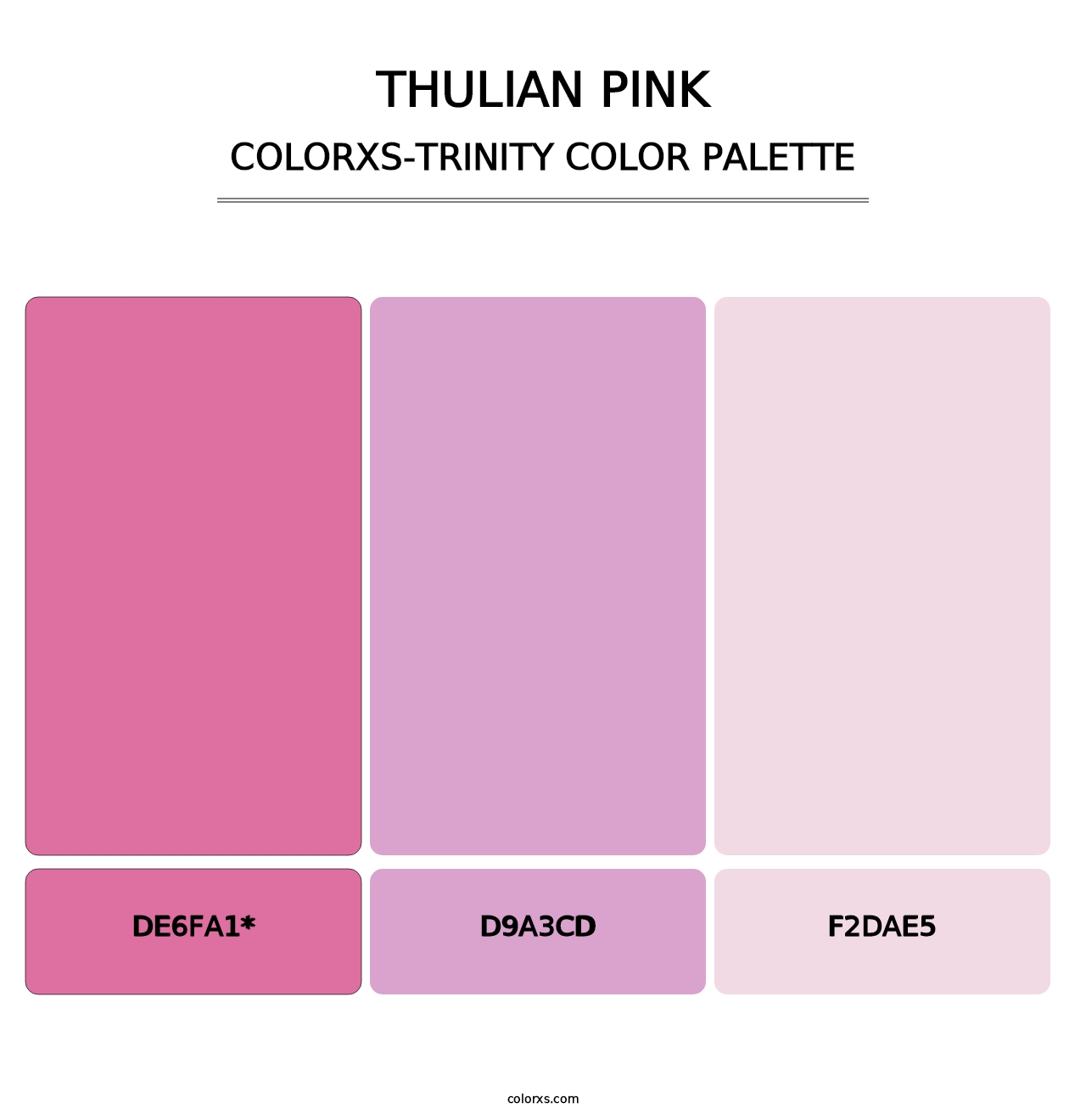 Thulian Pink - Colorxs Trinity Palette