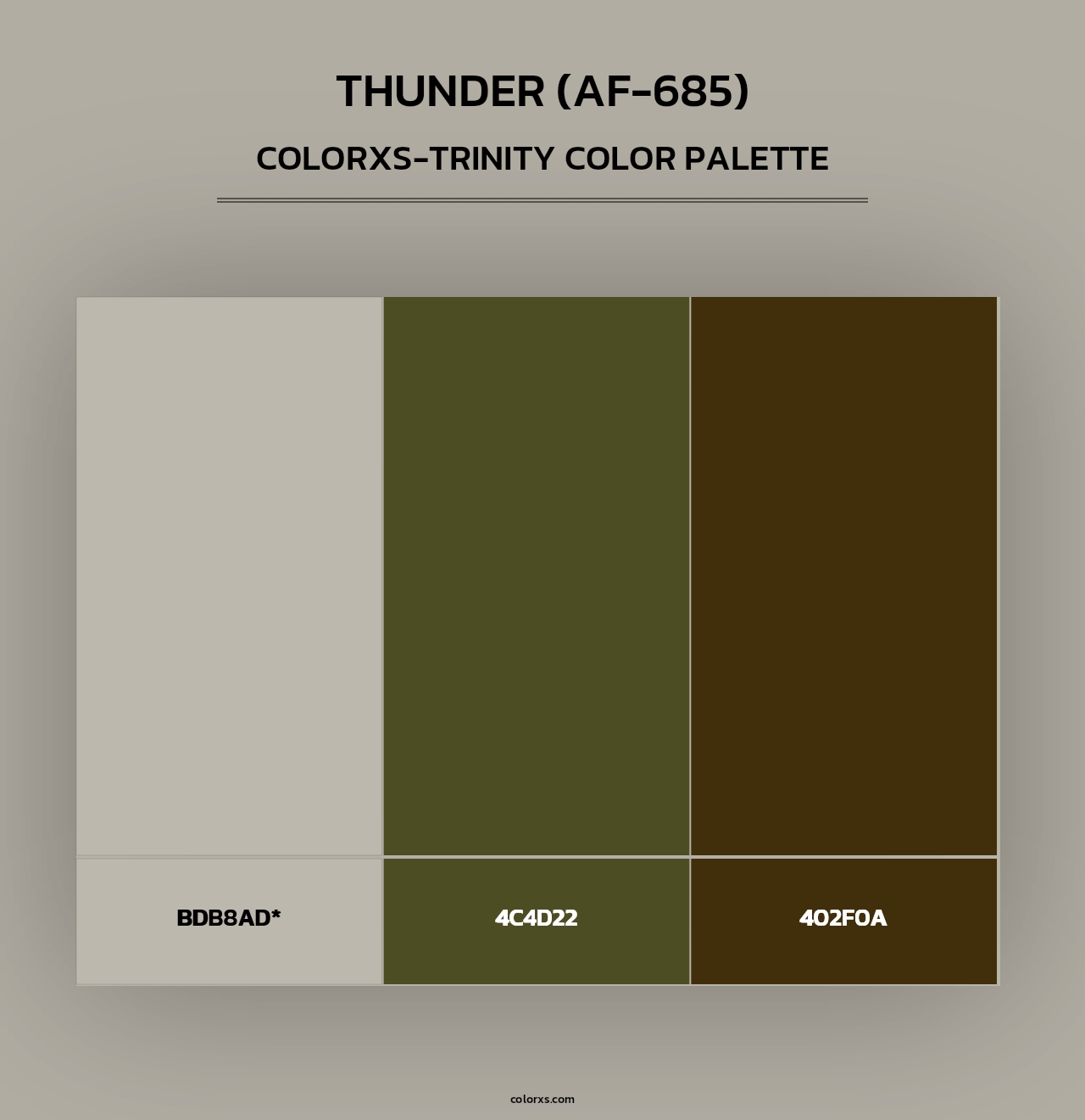 Thunder (AF-685) - Colorxs Trinity Palette