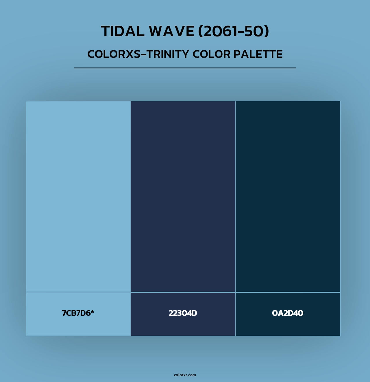 Tidal Wave (2061-50) - Colorxs Trinity Palette