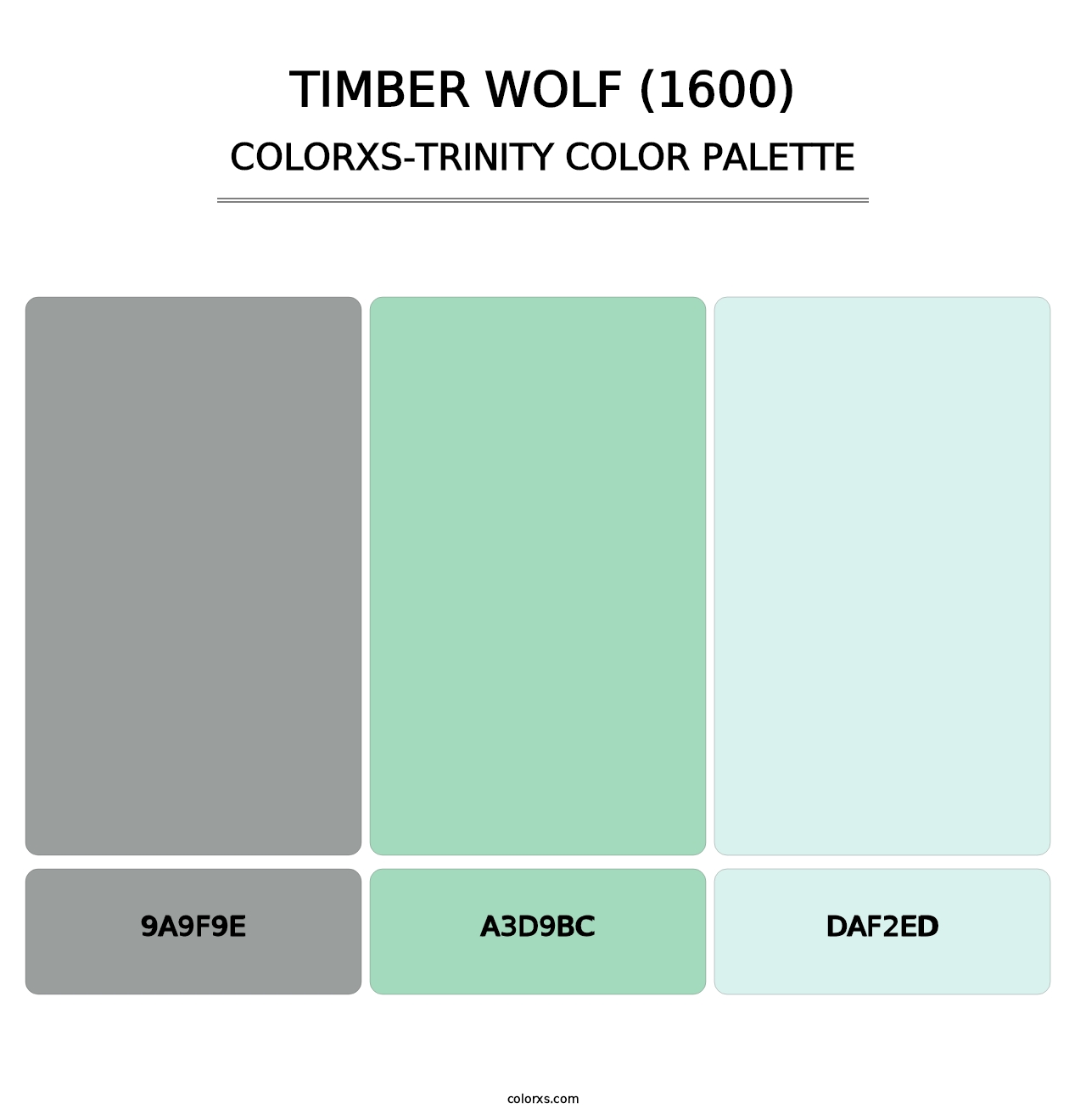Timber Wolf (1600) - Colorxs Trinity Palette