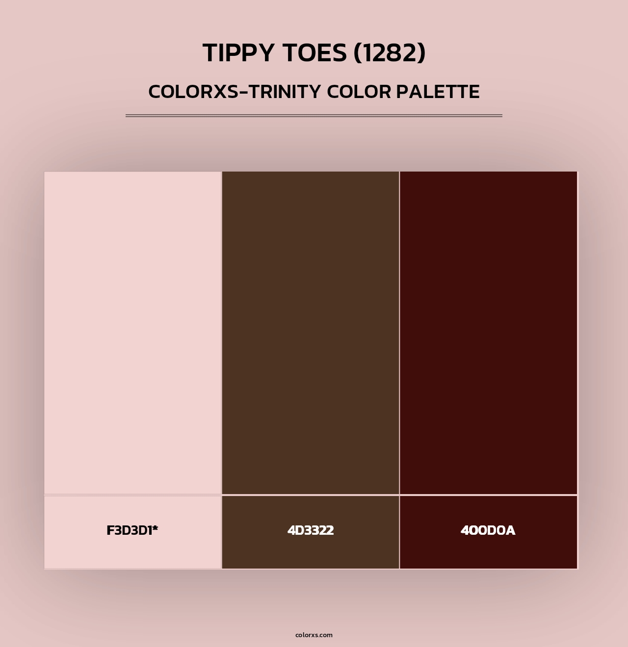 Tippy Toes (1282) - Colorxs Trinity Palette