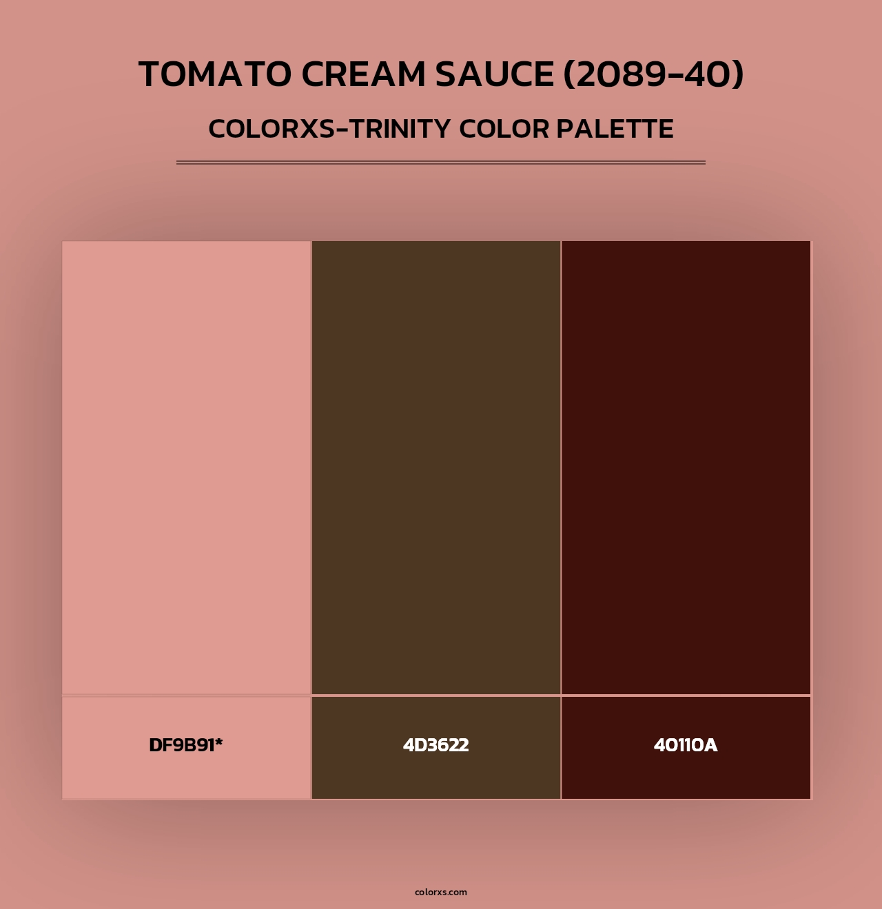 Tomato Cream Sauce (2089-40) - Colorxs Trinity Palette
