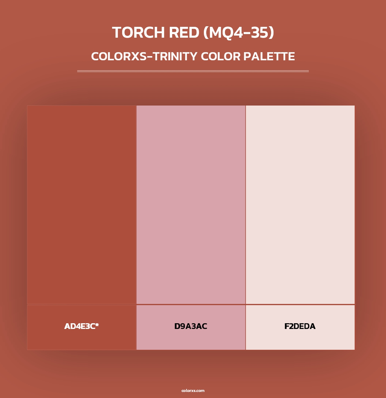 Torch Red (MQ4-35) - Colorxs Trinity Palette