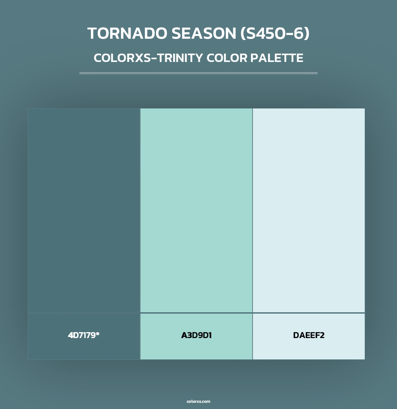 Tornado Season (S450-6) - Colorxs Trinity Palette