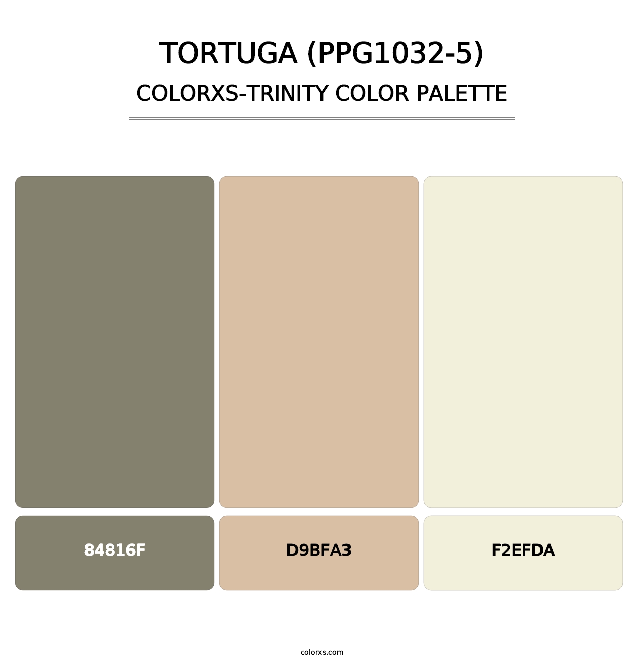 Tortuga (PPG1032-5) - Colorxs Trinity Palette