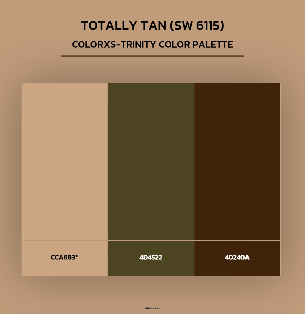 Totally Tan (SW 6115) - Colorxs Trinity Palette