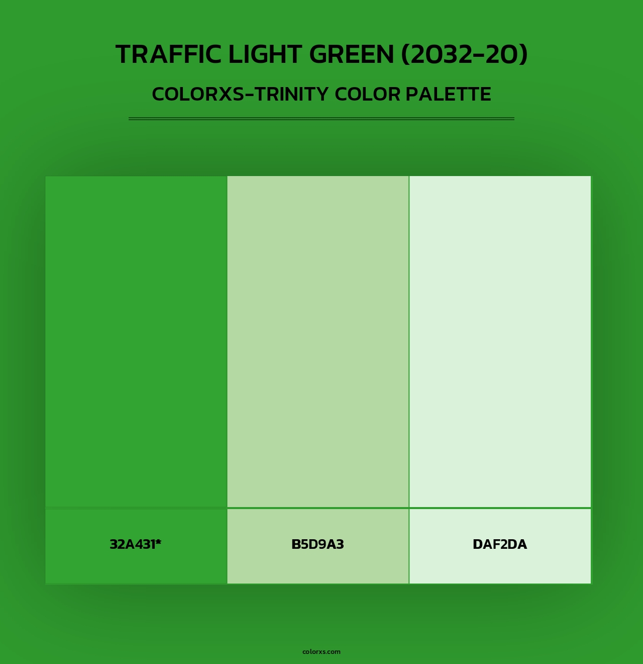 Traffic Light Green (2032-20) - Colorxs Trinity Palette