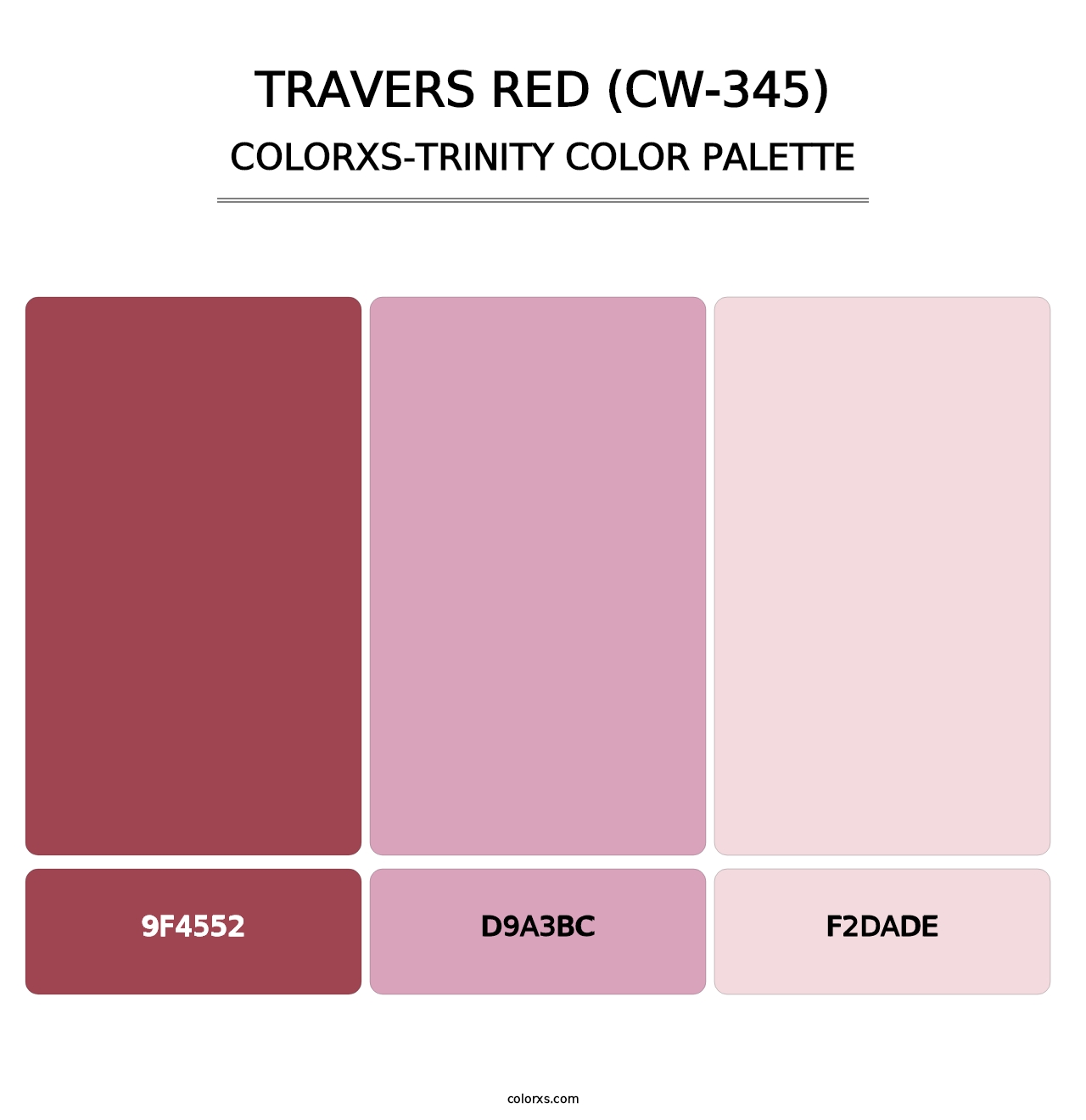 Travers Red (CW-345) - Colorxs Trinity Palette