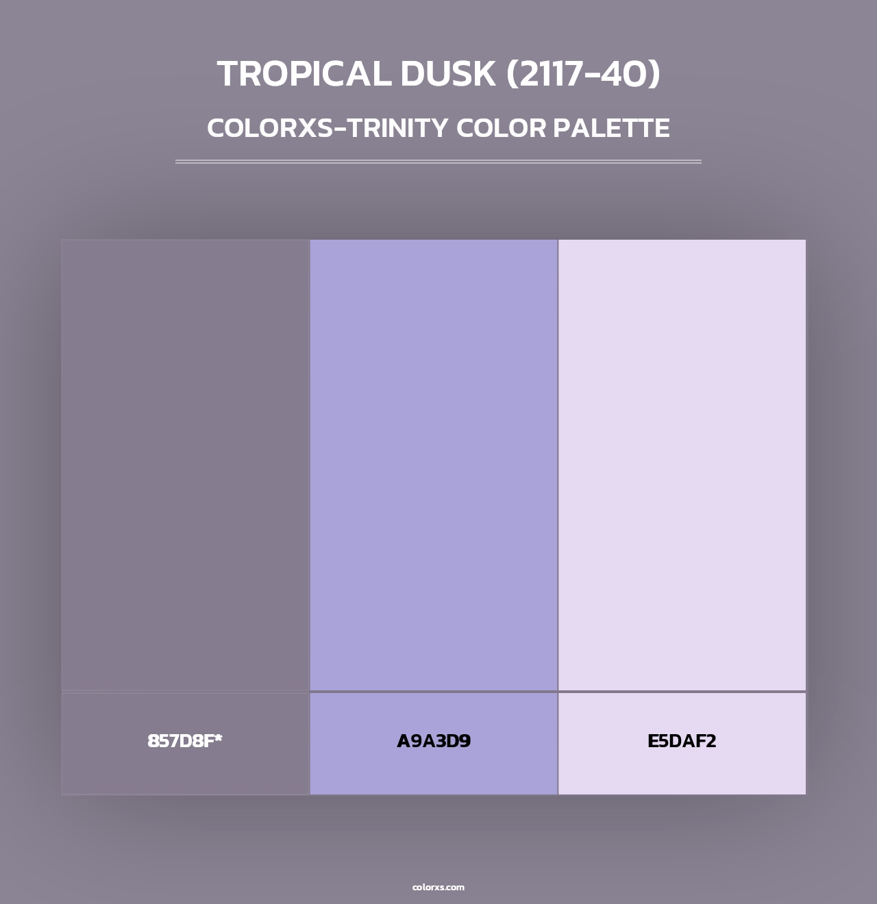 Tropical Dusk (2117-40) - Colorxs Trinity Palette
