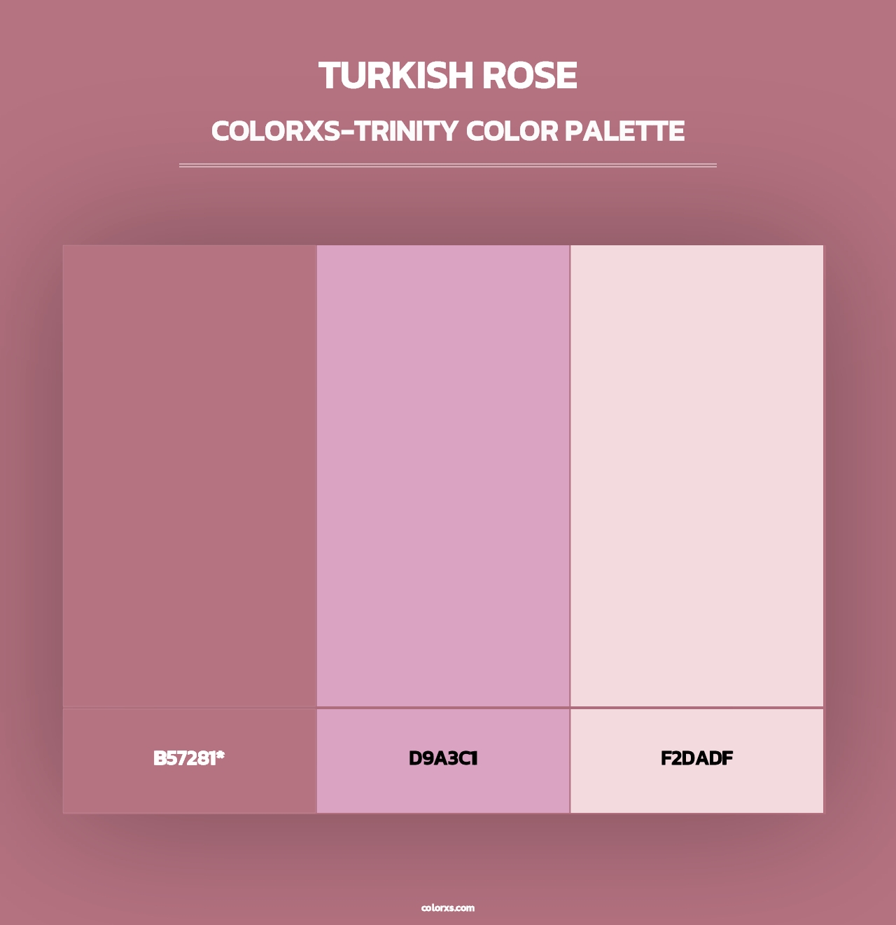 Turkish Rose - Colorxs Trinity Palette