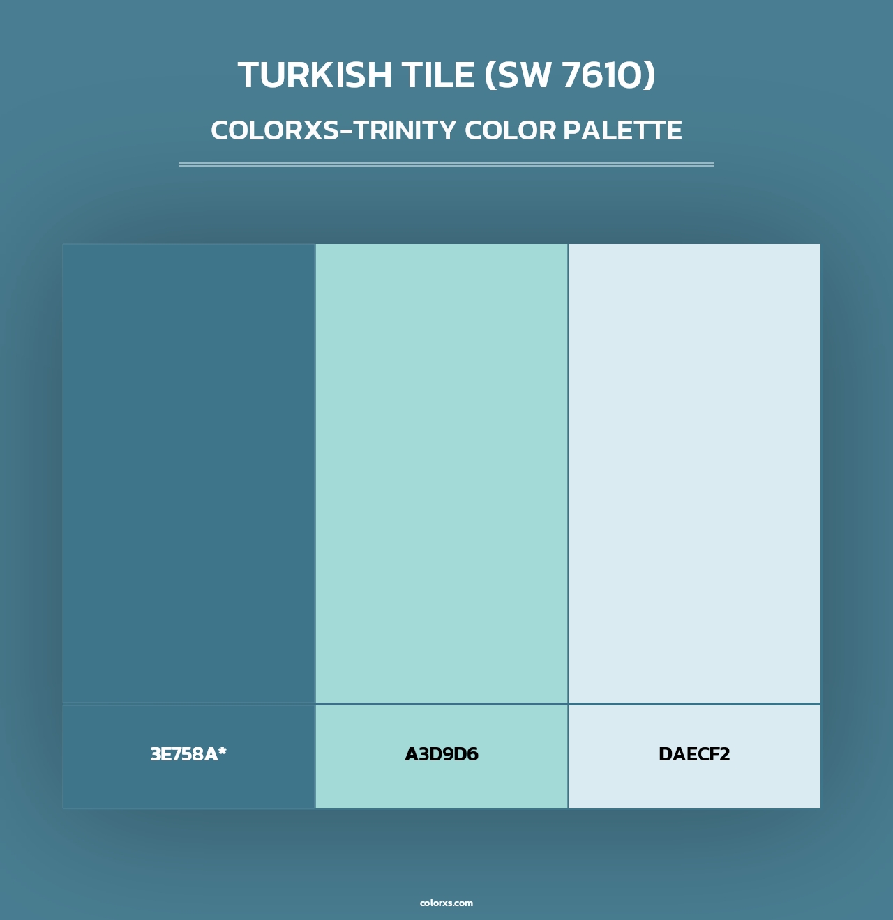 Turkish Tile (SW 7610) - Colorxs Trinity Palette