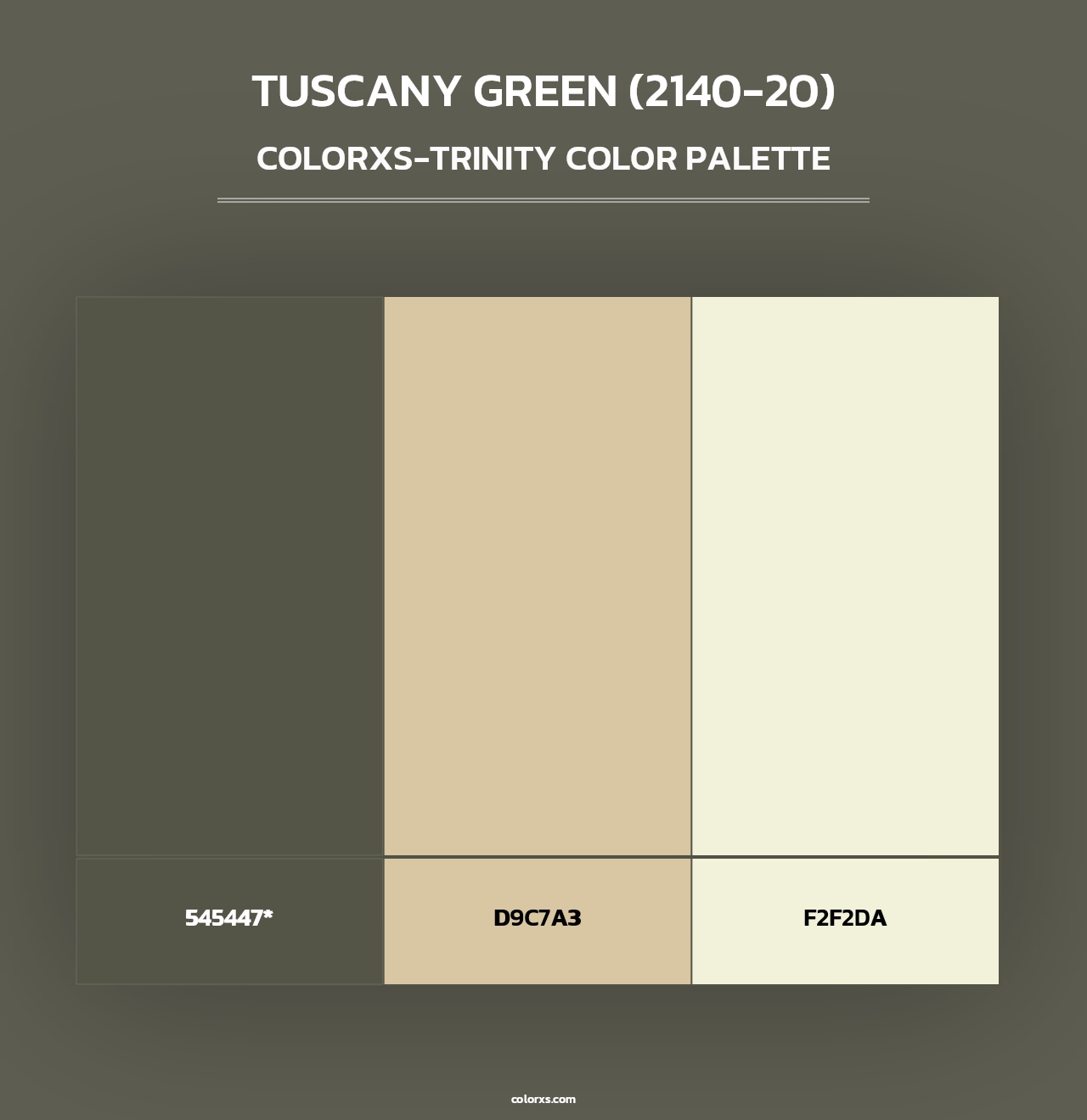 Tuscany Green (2140-20) - Colorxs Trinity Palette