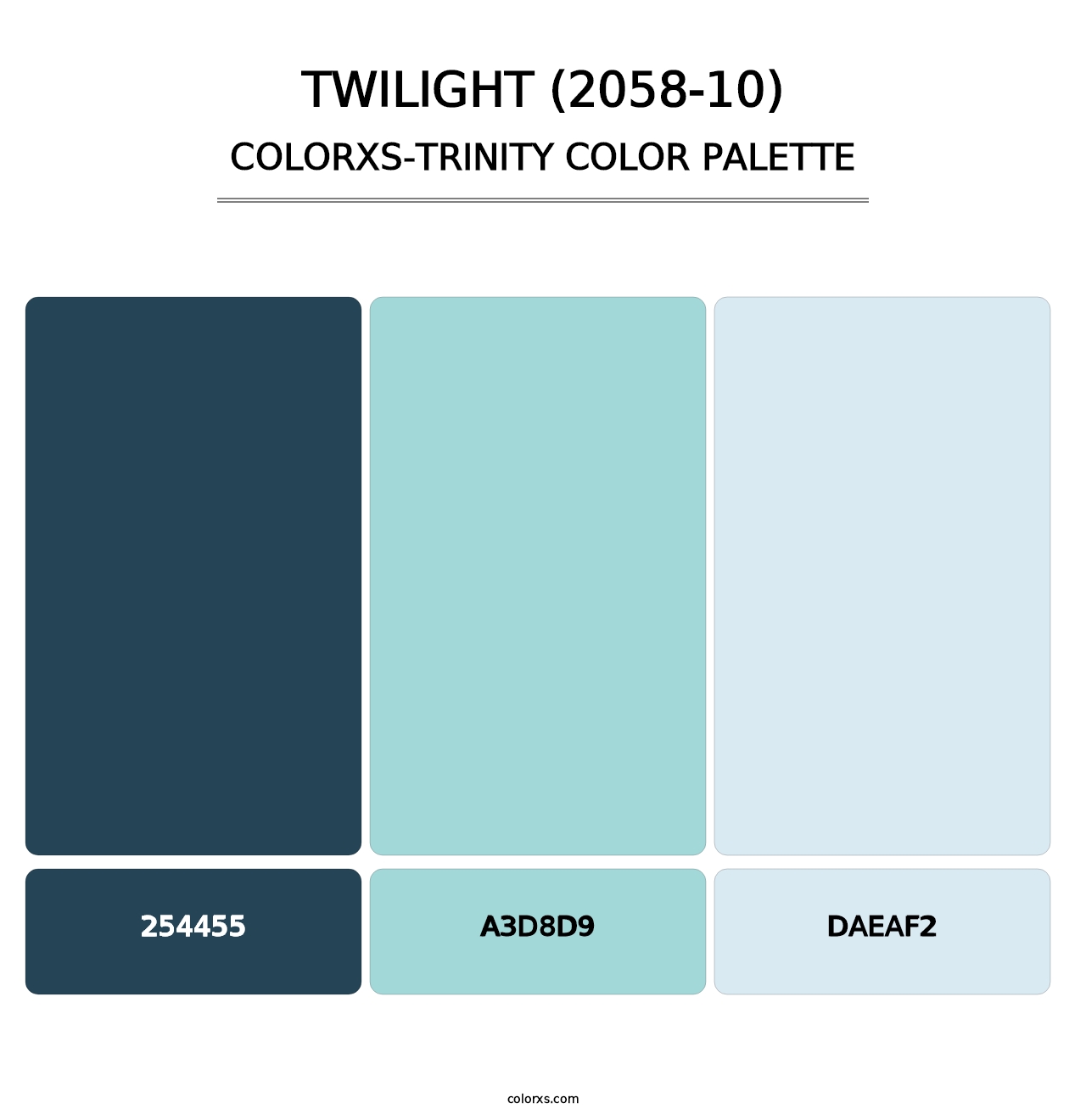 Twilight (2058-10) - Colorxs Trinity Palette