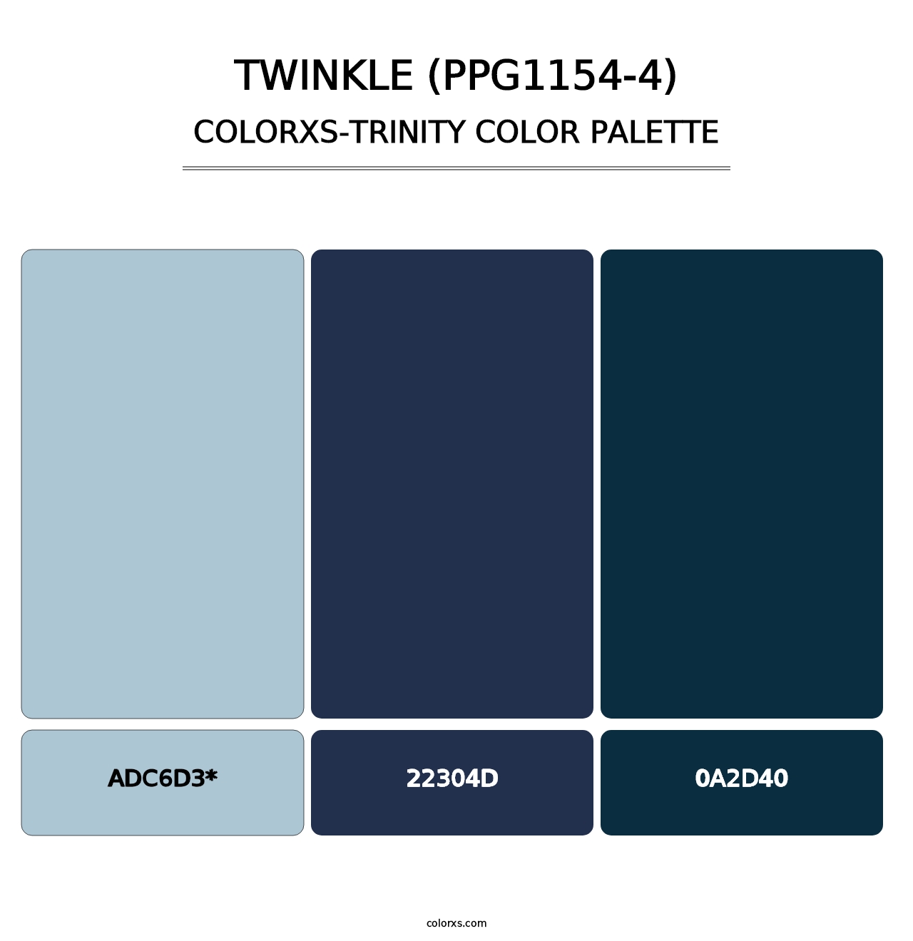Twinkle (PPG1154-4) - Colorxs Trinity Palette