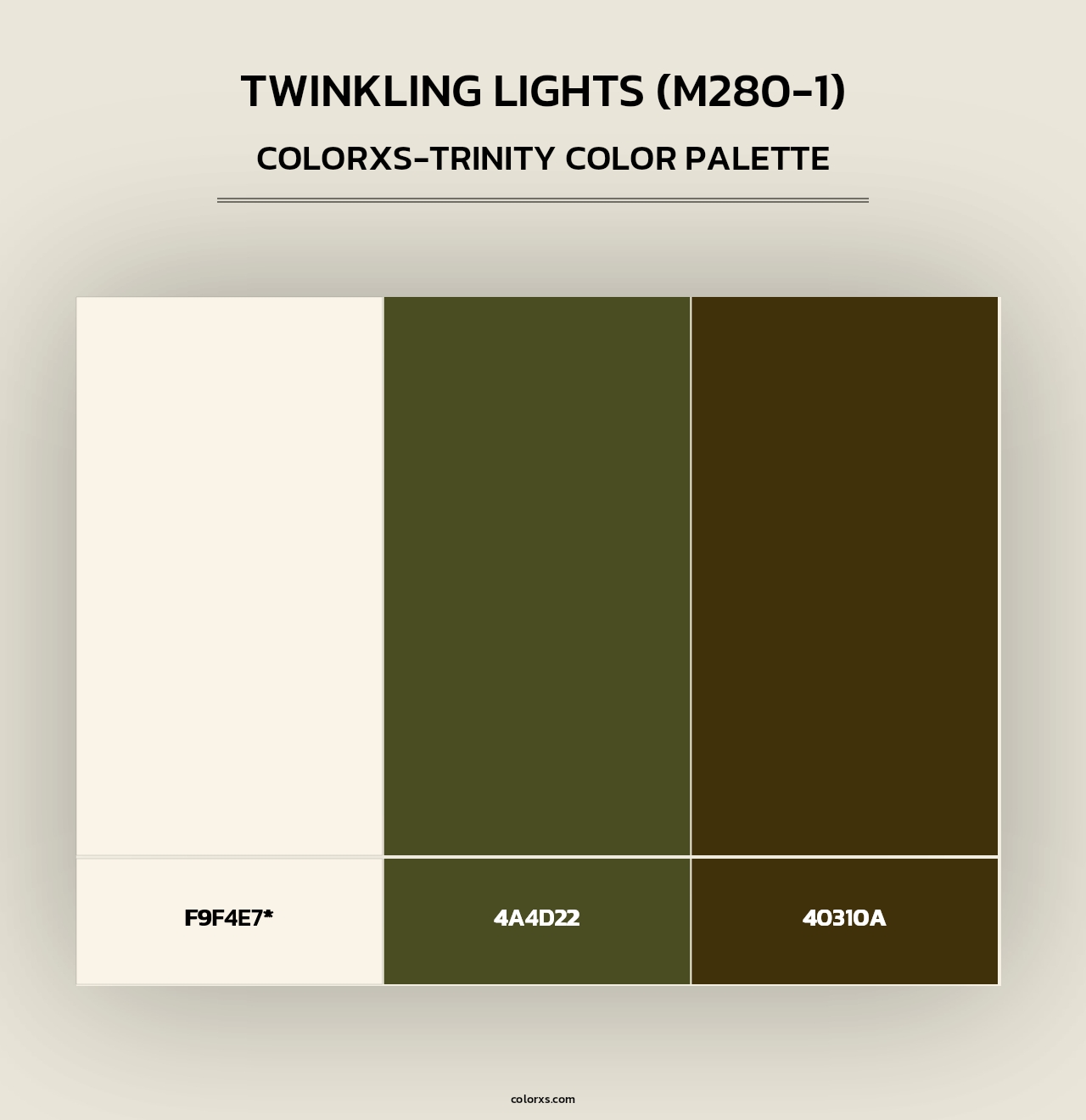 Twinkling Lights (M280-1) - Colorxs Trinity Palette