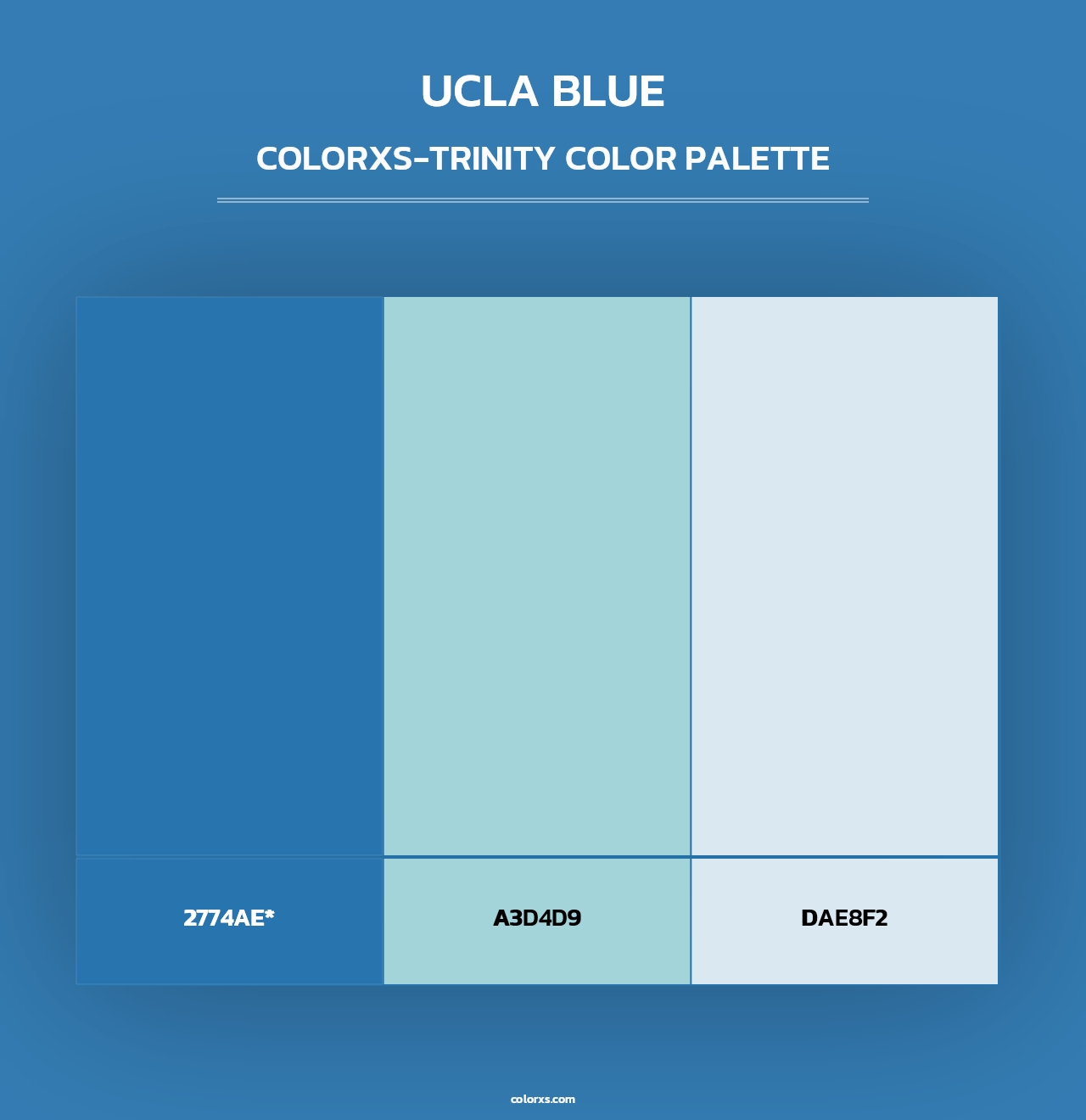UCLA Blue - Colorxs Trinity Palette