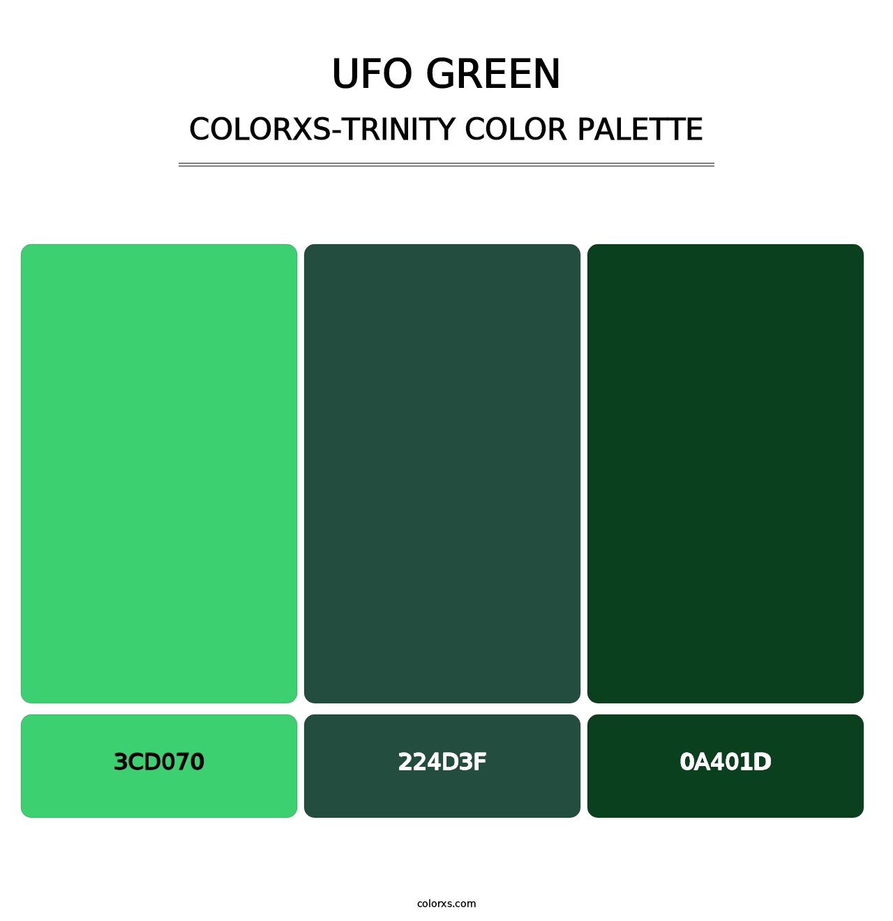 UFO Green - Colorxs Trinity Palette
