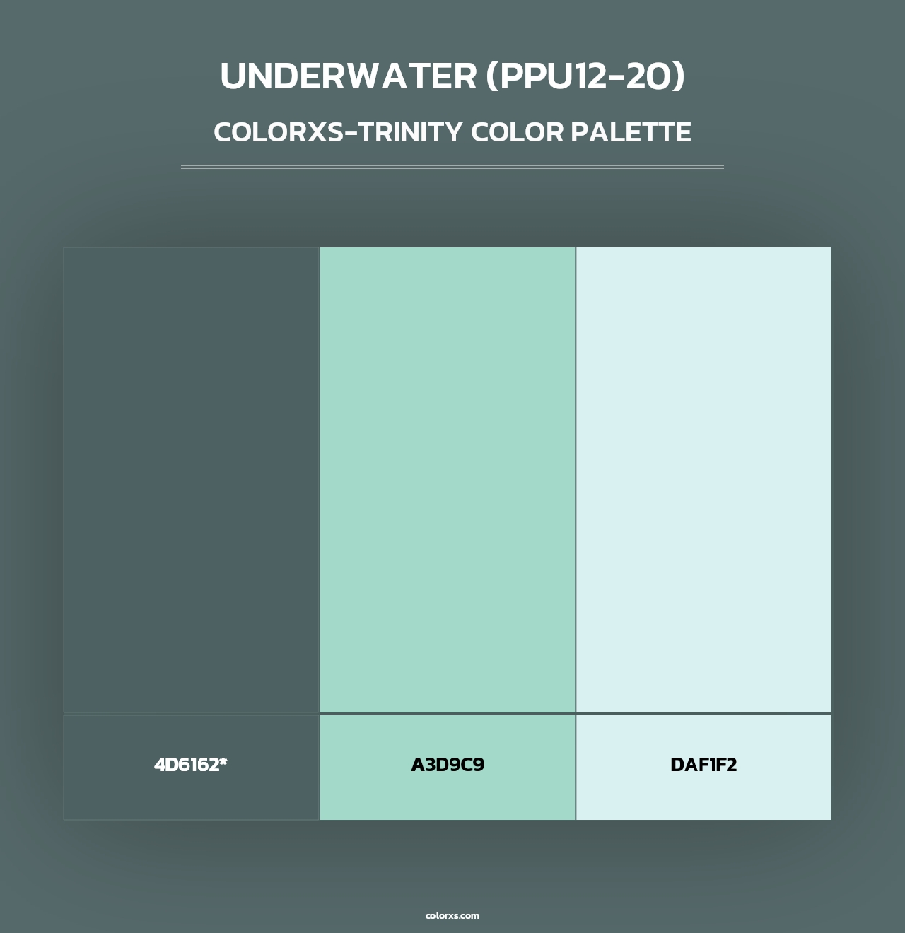 Underwater (PPU12-20) - Colorxs Trinity Palette