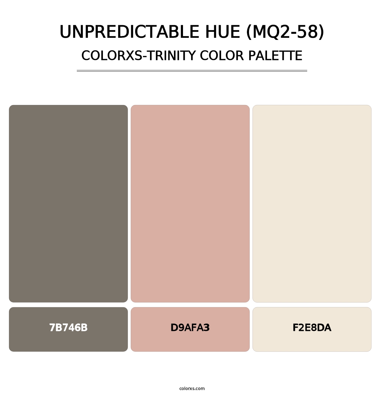 Unpredictable Hue (MQ2-58) - Colorxs Trinity Palette