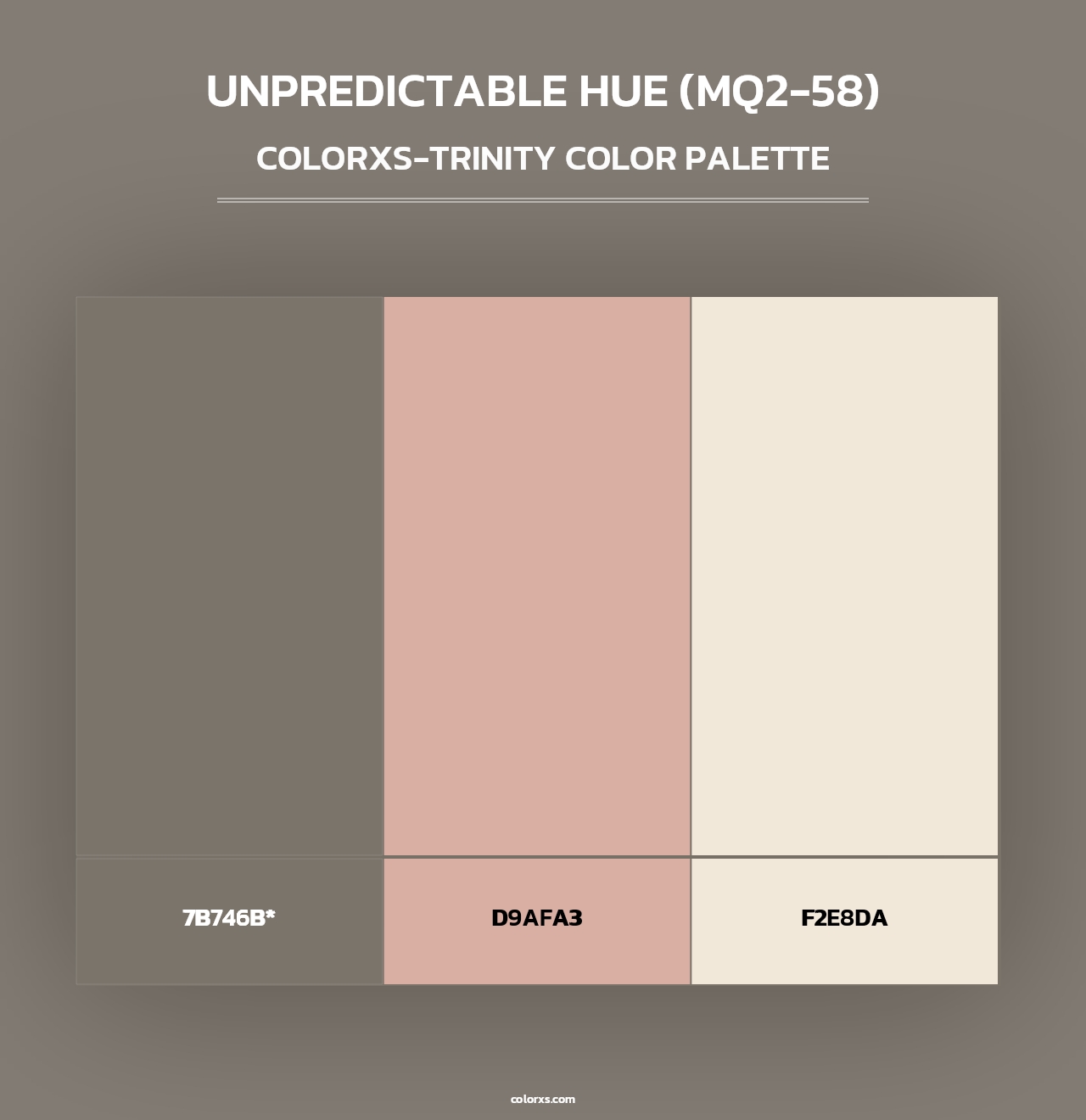 Unpredictable Hue (MQ2-58) - Colorxs Trinity Palette