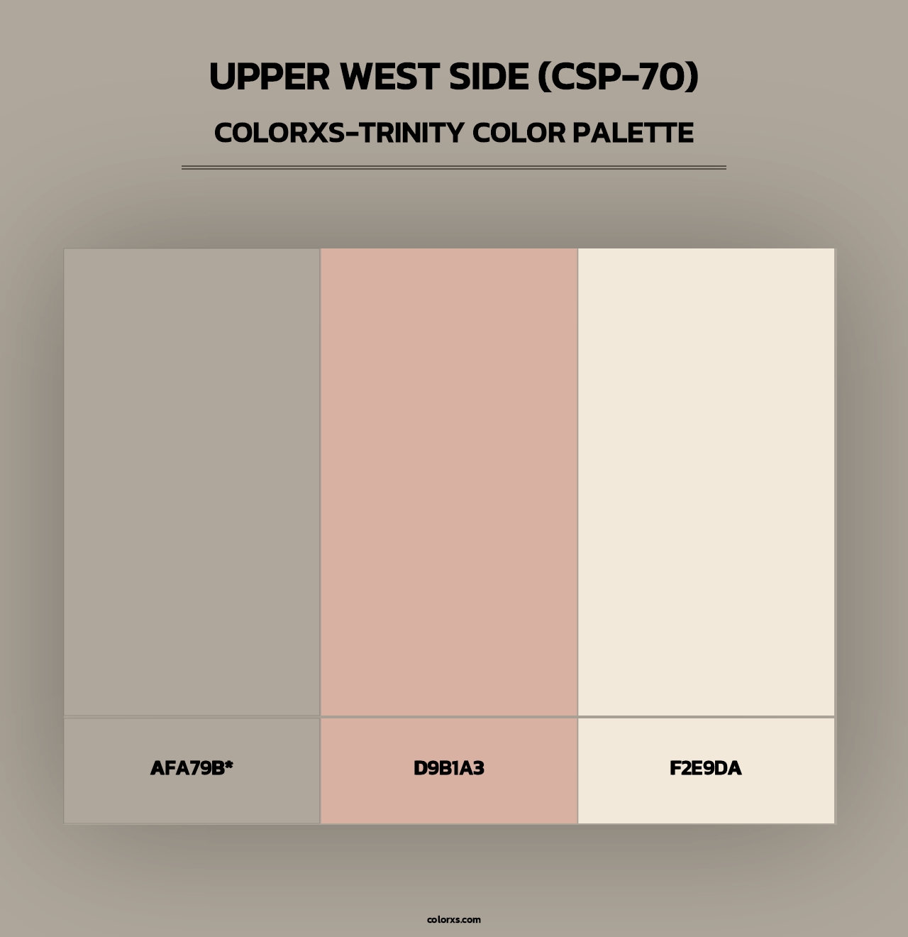 Upper West Side (CSP-70) - Colorxs Trinity Palette