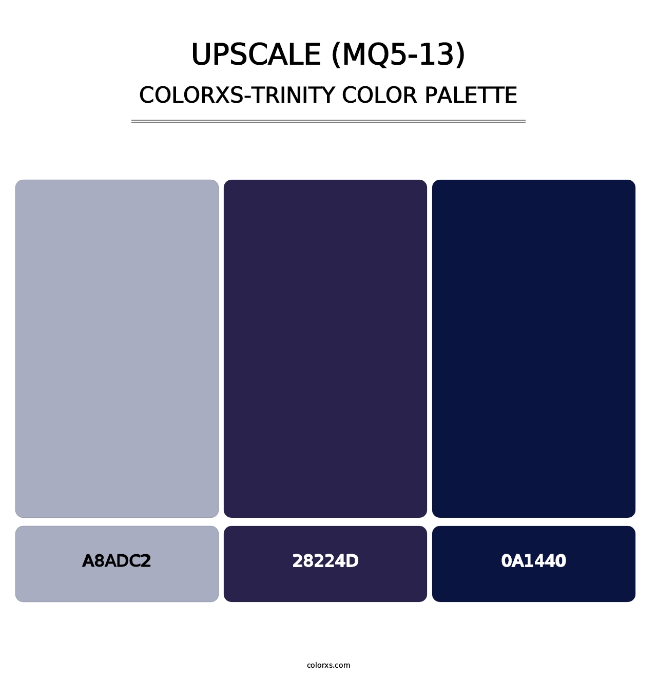 Upscale (MQ5-13) - Colorxs Trinity Palette