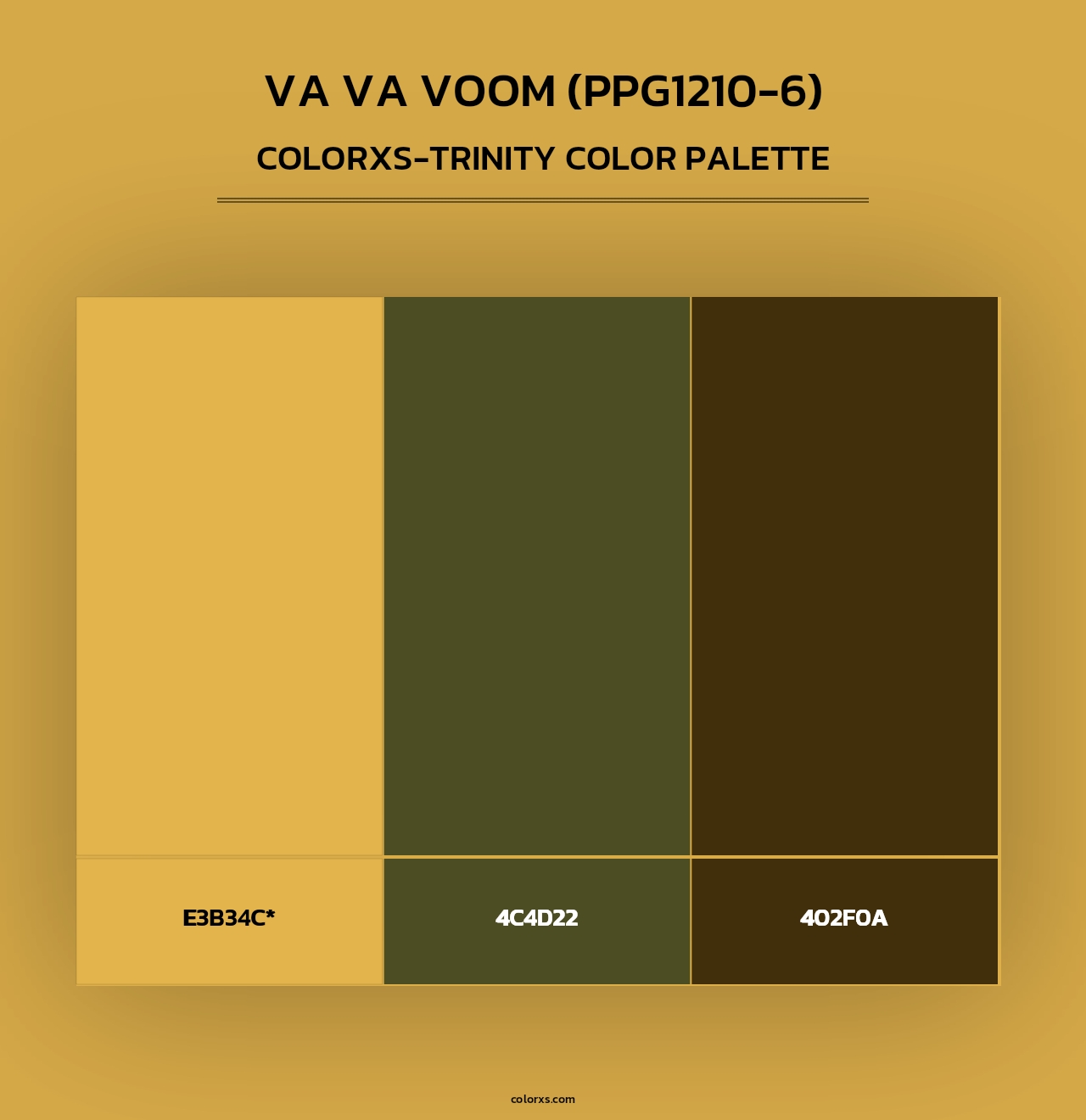 Va Va Voom (PPG1210-6) - Colorxs Trinity Palette