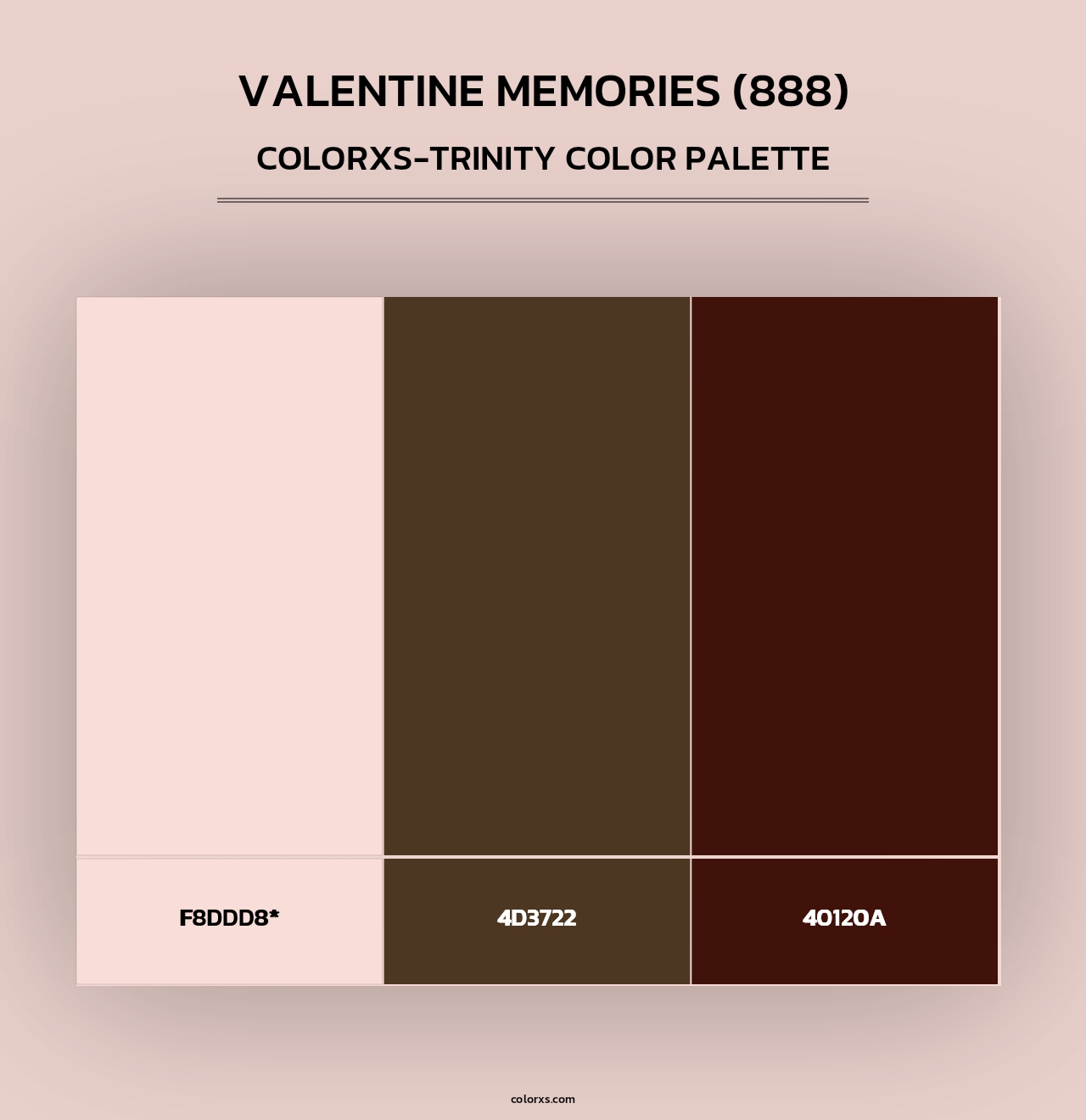 Valentine Memories (888) - Colorxs Trinity Palette